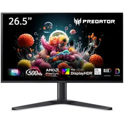 Acer Predator X X27UW3bmiiprx 26,5" QHD Gaming Monitor 67,3 cm 26,5", QD-OLED, 240Hz, HDR400, 99% DCI-P3, 2x HDMI, 2x DP, Audio Out, Lautsprecher,