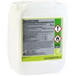 Antiseptica Flächendesinfektionsmittel Biguacid liquid, Gebrauchsfertige Lösung zur Schnelldesinfektion, 5 Liter - Kanister