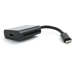 Gembird A-CM-HDMIF-01 USB-Grafikadapter 3840 x 2160 Pixel Schwarz