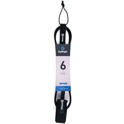 Surflogic Leash Pro Surfleash Wellenreiten Sup Wing Leine surf, Leash Längen: 8', Farbe: black