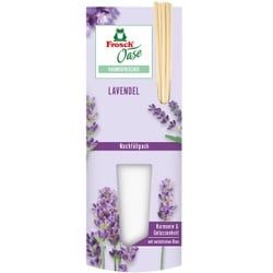 Frosch Oase Raumerfrischer, NFP 90 ml, Nachfüllpack = 1 x 90 ml Beutel + 5 Rattanstäbchen, Lavendeltraum