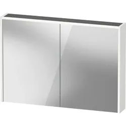 Duravit D-Code Spiegelschrank Verspiegelt DC7107018180000 1000x700x148, Weiß Matt, Steckdose, LED Beleuchtung