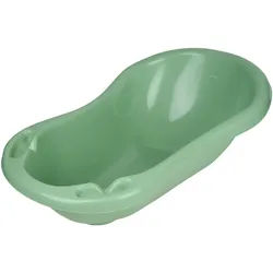 My Baby Lou Babybadewanne , Hellgrün , Kunststoff , 48x28x84 cm , Antirutschmatte , Pflegen, Baden, Babybadewannen