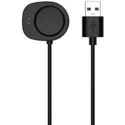 Wigento Für Amazfit Balance USB Port 1 Meter Watch Charging Ladekabel Schwarz Stromadapter schwarz