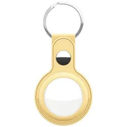 Leather Keyring for AirTag 2-pack