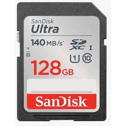 SanDisk SDXC-Karte Ultra UHS-I U1 Class10 Speicherkarte 128 GB 140MB/s