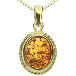 OSTSEE-SCHMUCK Kette mit Anhänger Ostsee-Schmuck Kette mit Anhänger Jolin Kette mit Anhänger Jolin (2-tlg) goldfarben 45 cm