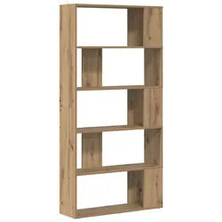 vidaXL Bücherregal Bücherregal Artisan-Eiche 80 x 24 x 159 cm Holzwerkstoff, 1-tlg.