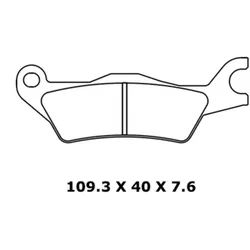 CL BRAKES Bremsbeläge CL BRAKES Straßensintermetall - 1258XBK5