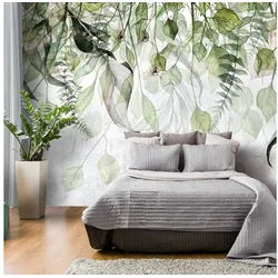 KUNSTLOFT Vliestapete Carried by the Wind 0.98x0.7 m, halb-matt, matt, lichtbeständige Design Tapete grau|grün 0.98 m x 0.70 m