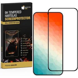 1x 9H Panzerglas für Samsung Galaxy S24 FULL COVER 3D KLAR echtes Tempered Panzerglas Displayschutz Schutzglas Schuzfolie Screen-Protector