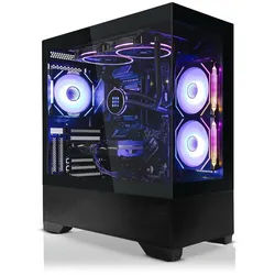 SYSTEMTREFF AMD Ryzen 7 9850X3D - 8x 4.7GHz mit AMD Radeon RX 7900 XT 20GB Gaming-PC (AMD 9850X3D 9850X3D, Radeon RX 7900 XT, 32 GB RAM, 1000 GB SSD, Wasserkühlung) schwarz