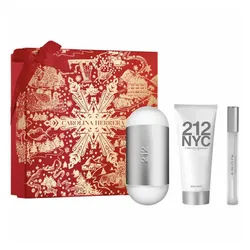 Carolina Herrera Duft-Set 212 NYC FOR HER CASE 3 Stück