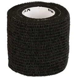 Selbsthaftende Bandage Equilastic, Ganzjahresbandage, 5cm, schwarz