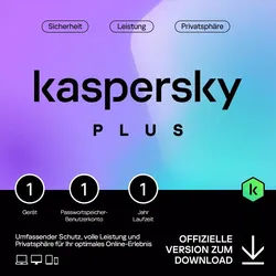 Kaspersky Plus ; 10 Geräte 1 Jahr