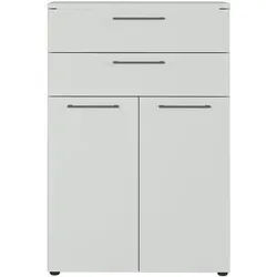 Germania-Werke Aktenschrank »Agenda« 2 OH + 2 Schübe grau, 80x120x40 cm