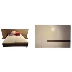 Kettnaker Komplettschlafzimmer Schlafzimmer Alea Bettanlange Lack Taupe Beige Braun Und beige
