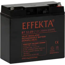 Effekta BT 12-20i Blei-Vlies Akku AGM VRLA 12V 20Ah