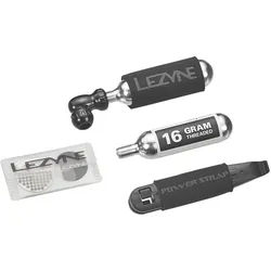 Lezyne Repair Kit Combo, Twin Speed Drive, schwarz für Schrader und Presta Ventile