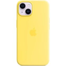 Apple Silikon Case mit MagSafe für Apple iPhone 14, yellow