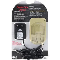 AccuCell Double-side charger für Digital-Kamera und Camcorder Li-ion Akku, PEN, RIC, Sanyo