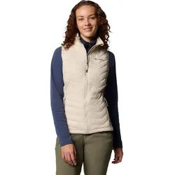 Columbia Powder Pass II Hybrid Damen Weste dark stone L
