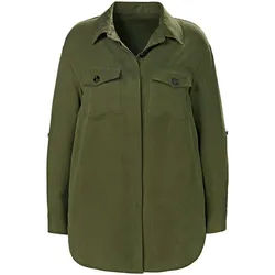 La veste-chemise 100% lyocell Anna Aura vert