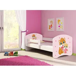Clamaro Kinderbett (Kinderbett, Babybett 70x140, 80x160, 80x180cm Juniorbett, Kind, Motiv, Schublade CLAMARO)