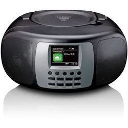 Lenco SCD-860BK - Tragbares DAB+/FM-Radio mit Bluetooth®, CD-Player und großem LCD-Farbdisplay - Schwarz