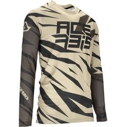 Acerbis MX J-Windy 4 Motocross Jersey, schwarz-beige, Größe XL für Männer