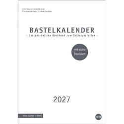 HEYE Wandkalender Premium-Bastelkalender weiß A4 2027