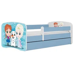 Raumhirsch Furniture Kinderbett ohne Schublade – Jugendbett BABYDREAMS Kinderzimmer blau