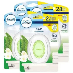 Febreze Raumduft Febreze Bad Lufterfrischer Frühlingserwachen - Raumduft (4er Pack)