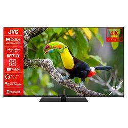 JVC LT-65VU6355 LCD-LED Fernseher (164 cm/65 Zoll, 4K Ultra HD, Smart TV, Dolby Vision HDR, Triple-Tuner, Dolby Atmos, Bluetooth) schwarz