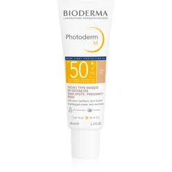 Bioderma Photoderm M schützende Tönungscreme gegen Pigmentflecken SPF 50+ Farbton Light 40 ml