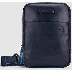 Piquadro Blue Square Revamp Umhängetasche mit iPad®mini-Fach Nachtblau