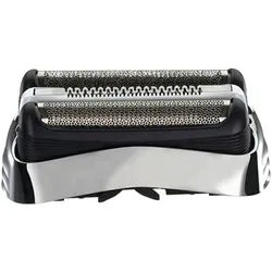 Trade-Shop Ersatzscherkopf passend für Braun 340s 340s-4 340s-5 345 345s 345s-4 345s-5 350 350cc, Ersatz-Scherfolie zum einfachen und schnellen Austausch schwarz