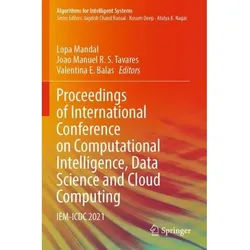 Proceedings Of International Conference On Computational Intelligence, Data Science And Cloud Computing, Kartoniert (TB)