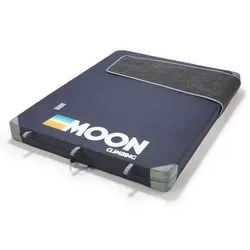 Moon Climbing Warrior Crashpad - Bouldermatte - retro stripe indigo