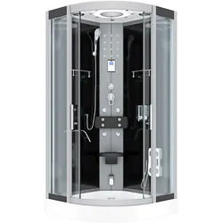 AcquaVapore Dampfdusche Duschkabine Sauna Dusche D58-13T2 90x90 cm ohne 2K Scheiben Versiegelung