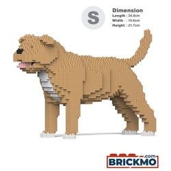 JEKCA Bricks Staffordshire Bull Terrier 01-M03 ST19PT48-M03