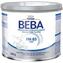 Nestlé Beba® Frauenmilchsupplement FM 85 von Geburt an nach Anweisung des Arztes