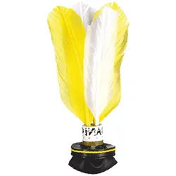 PiNAO Sports Federball Handfederball Shuttle rot|weiß