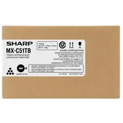SHARP MXC51TB SCHWARZ TONER - 16000 SEITEN FÜR MX-C507P