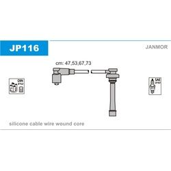 JANMOR Zündleitungssatz WIRE WOUND für Mitsubishi Lancer IV Colt Space Wagon Runner Galant VII V Carisma JP116