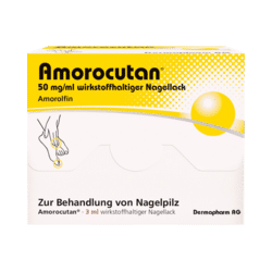 AMOROCUTAN 50 mg/ml wirkstoffhaltiger Nagellack 3 ml