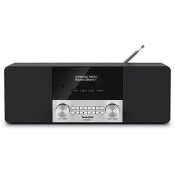 TechniSat DIGITRADIO 4 Digitalradio (DAB) (Digitalradio (DAB), UKW, 20,00 W) schwarz|silberfarben