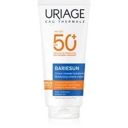 Uriage Bariésun Mineral Cream SPF 50+ ralisierende schützende Creme für das Gesicht und Körper SPF 50+ wasserbeständiger 100 ml