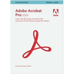 Adobe Acrobat Pro 2020 Upgrade TLP Win/ Mac