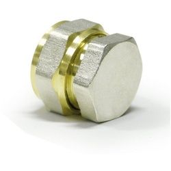 PipeTec Deutschland Gewindefitting Pipetec Schraubfitting Stopfen 16x2 mm Endkappe Mehrschichtverbundrohr